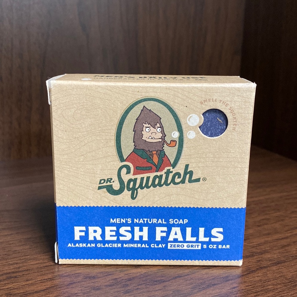 Dr. Squatch Fresh Falls Men’s Natural Soap